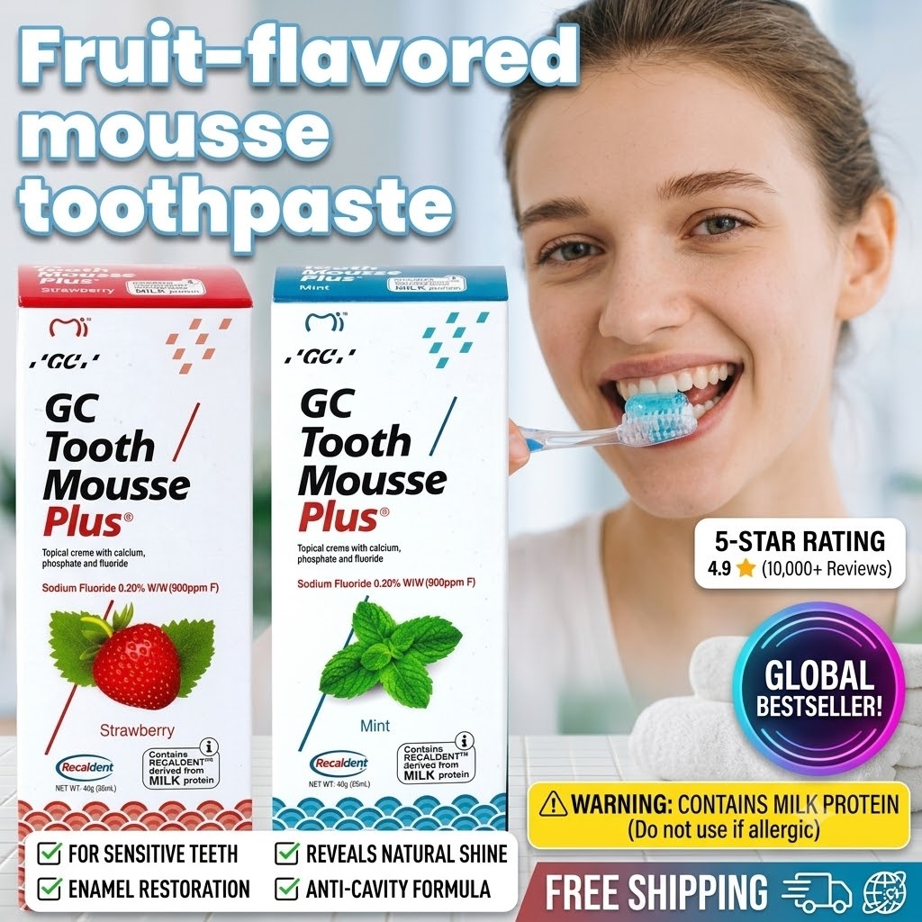 Teeth Whitening Cream - Pasta Gigi Mousse Rasa Buah GC