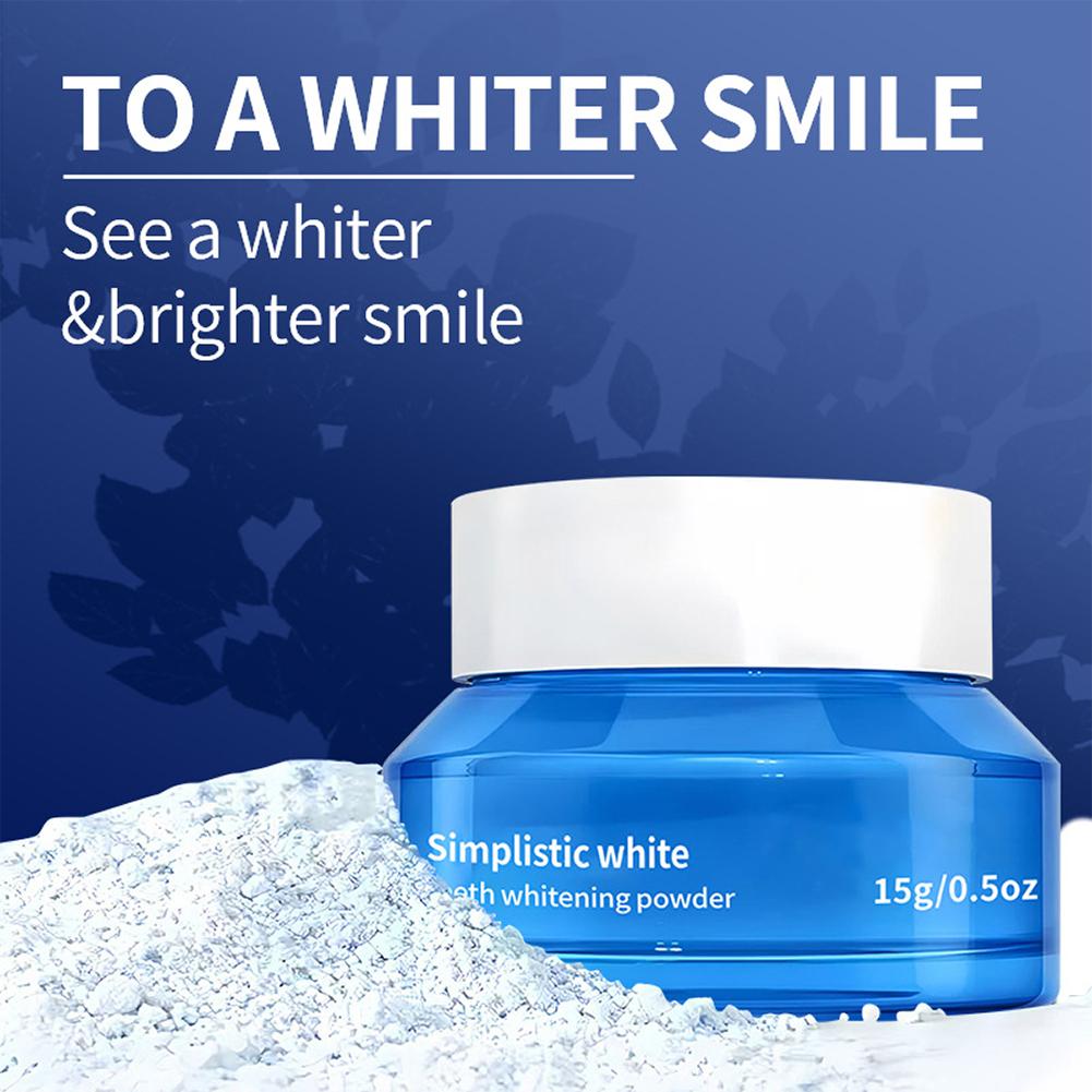 Teeth Whitening Hismile - Bubuk Pemutih Gigi Putih Sederhana, Bubuk
