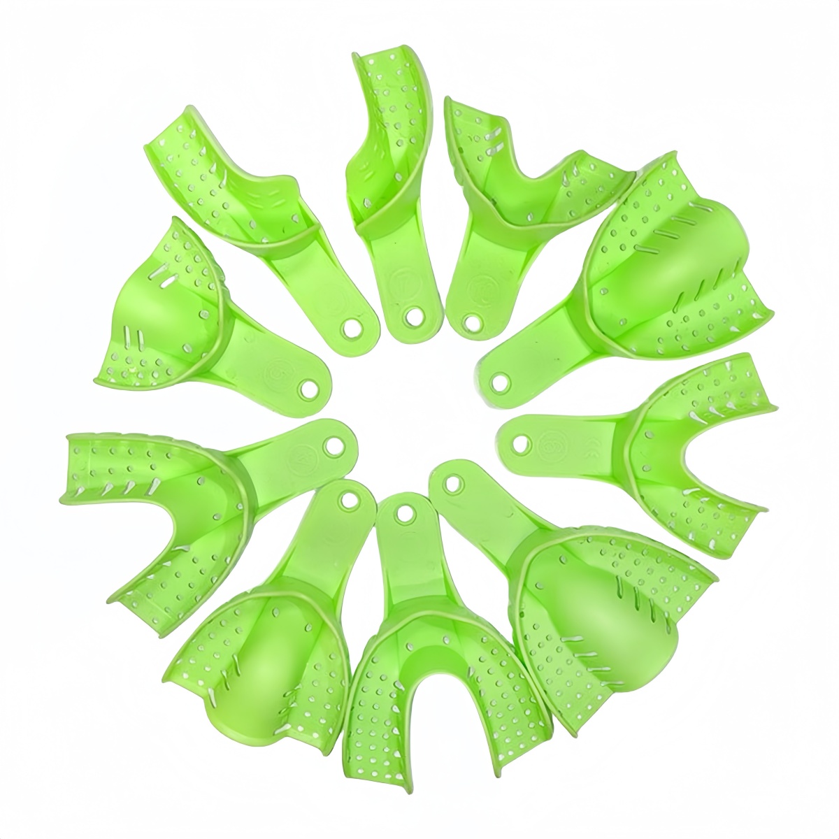 Teeth Whitening Tray - 10 Buah/Set Nampan Kesan Plastik Gigi