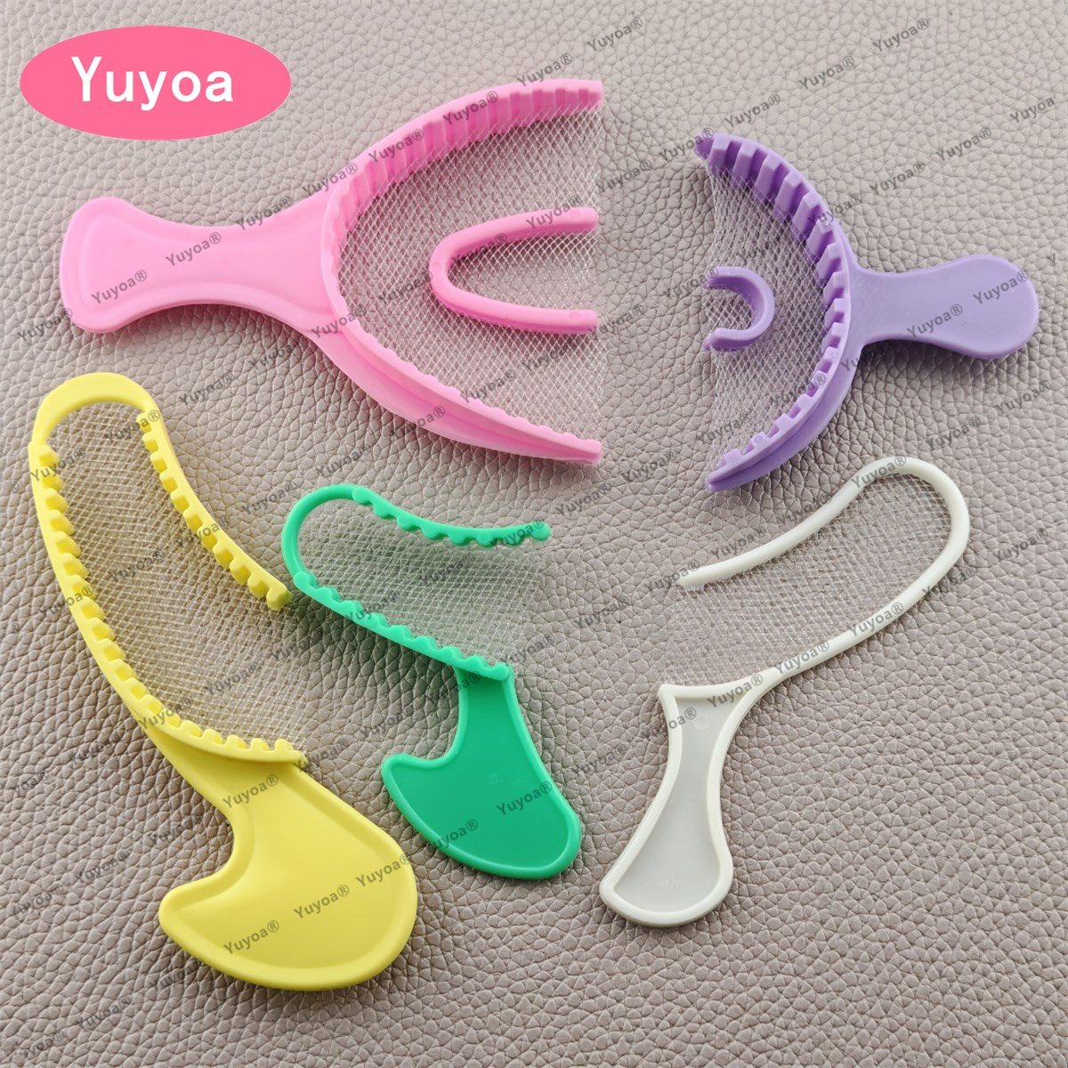 Teeth Whitening Tray - 100 pcs Tray Impresi Gigi Warna-Warni,
