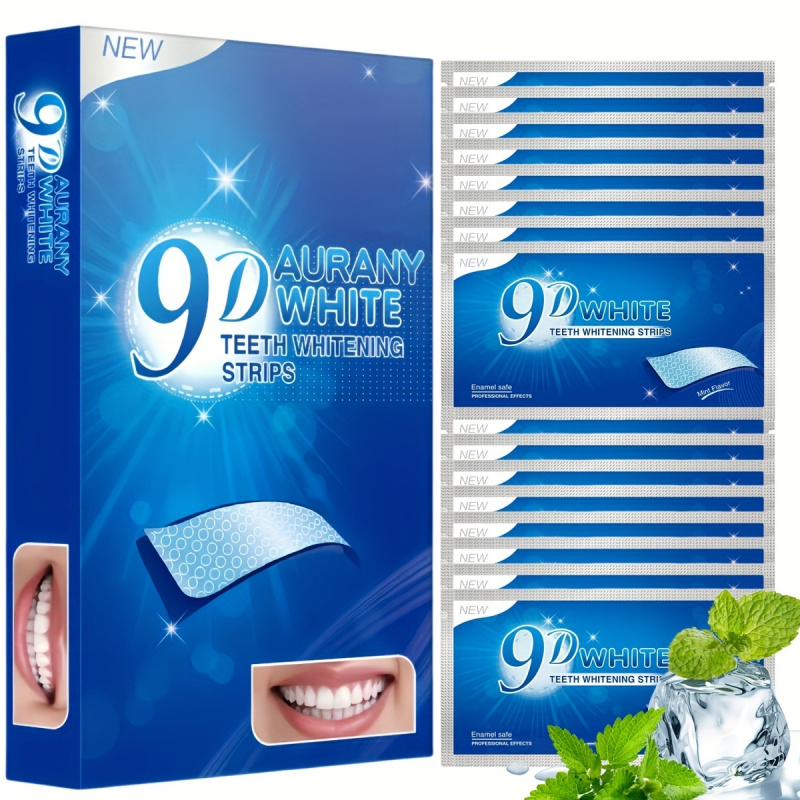 Teeth Whitening Hismile - 21 Pasang Strip Pemutih Gigi Putih