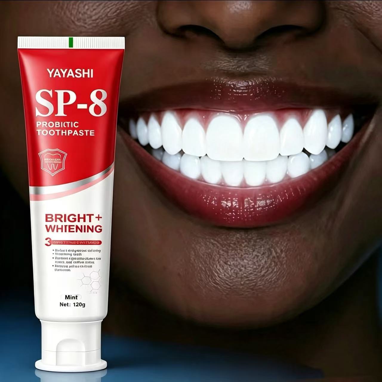 Teeth Whitening Cream - YAYASHI SP-8 Probiotik Pemutih & Penghilang