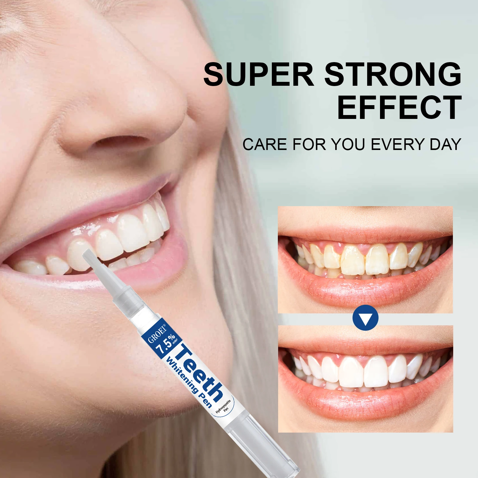 Pena Pemutih Gigi Hidroksiapat - Teeth Whitening Hismile ulasan dan harga