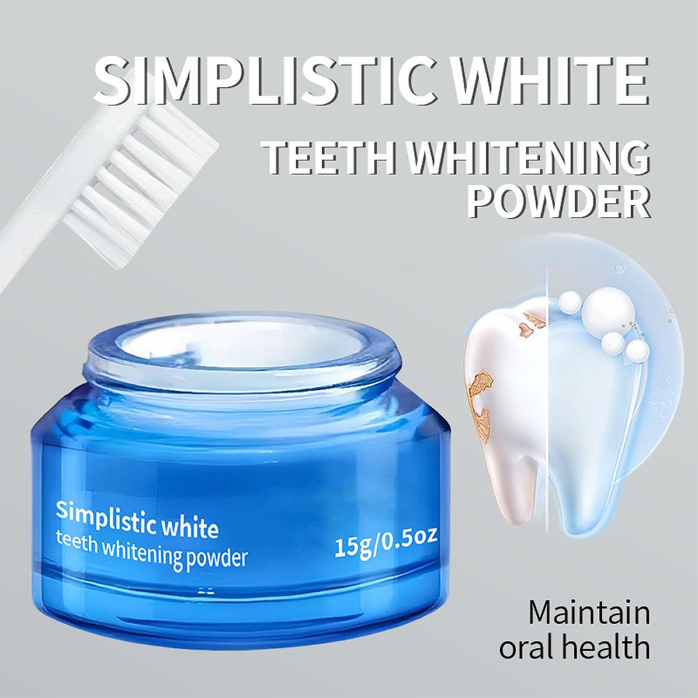 Bubuk Pemutih Gigi Putih Seder - Teeth Whitening Hismile ulasan dan harga