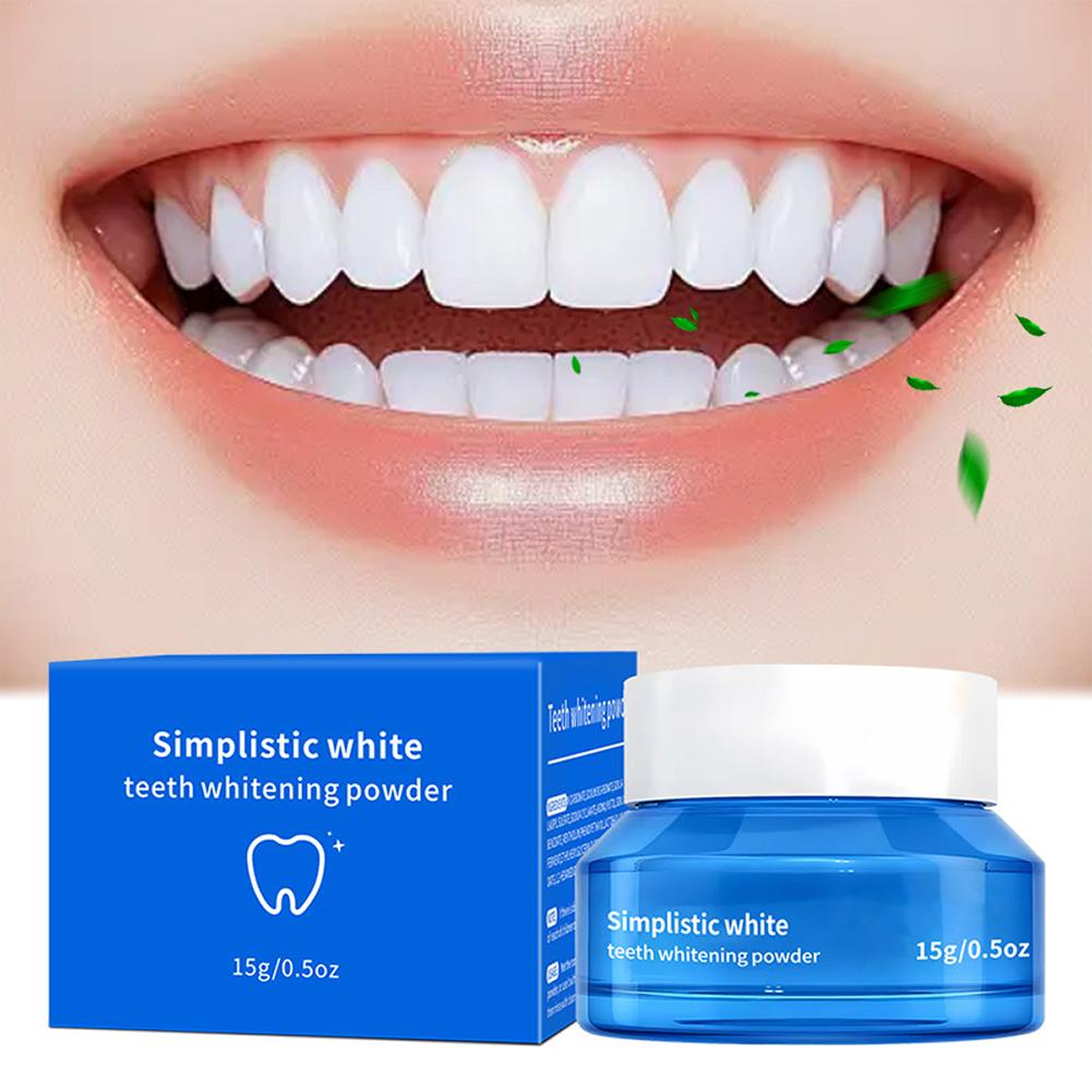 Bubuk Pemutih Gigi Putih Seder - Teeth Whitening Hismile ulasan dan harga