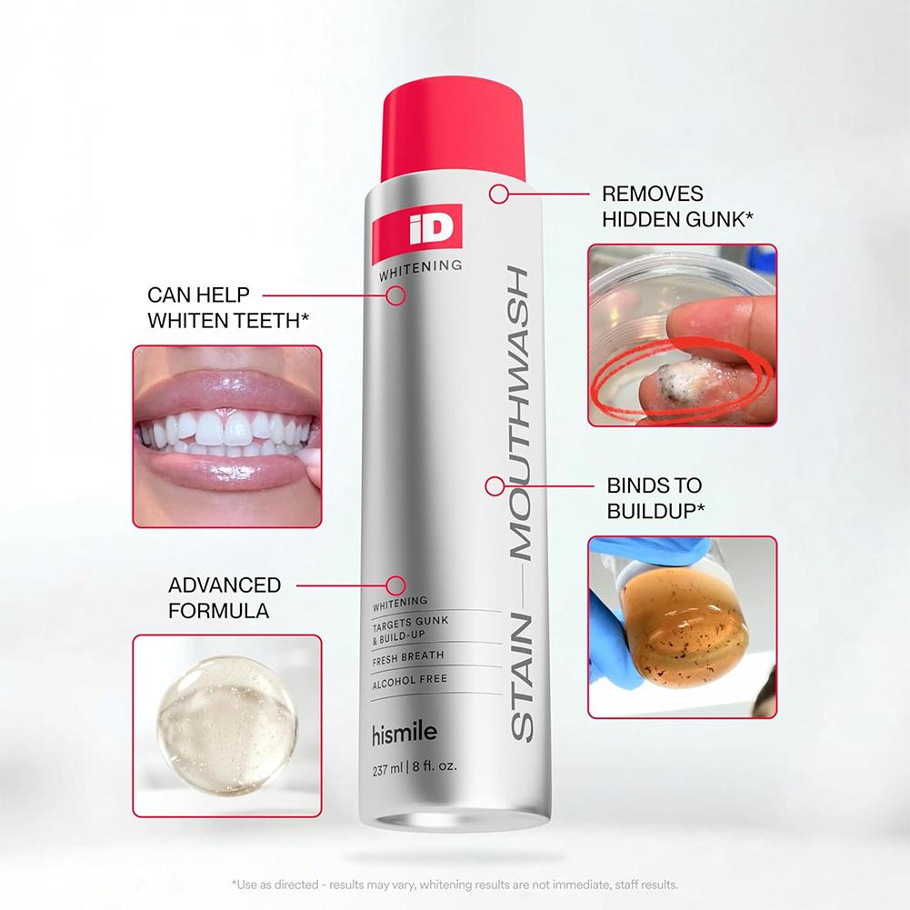 Hismile iD Obat Kumur Bebas Al - Teeth Whitening Hismile ulasan dan harga