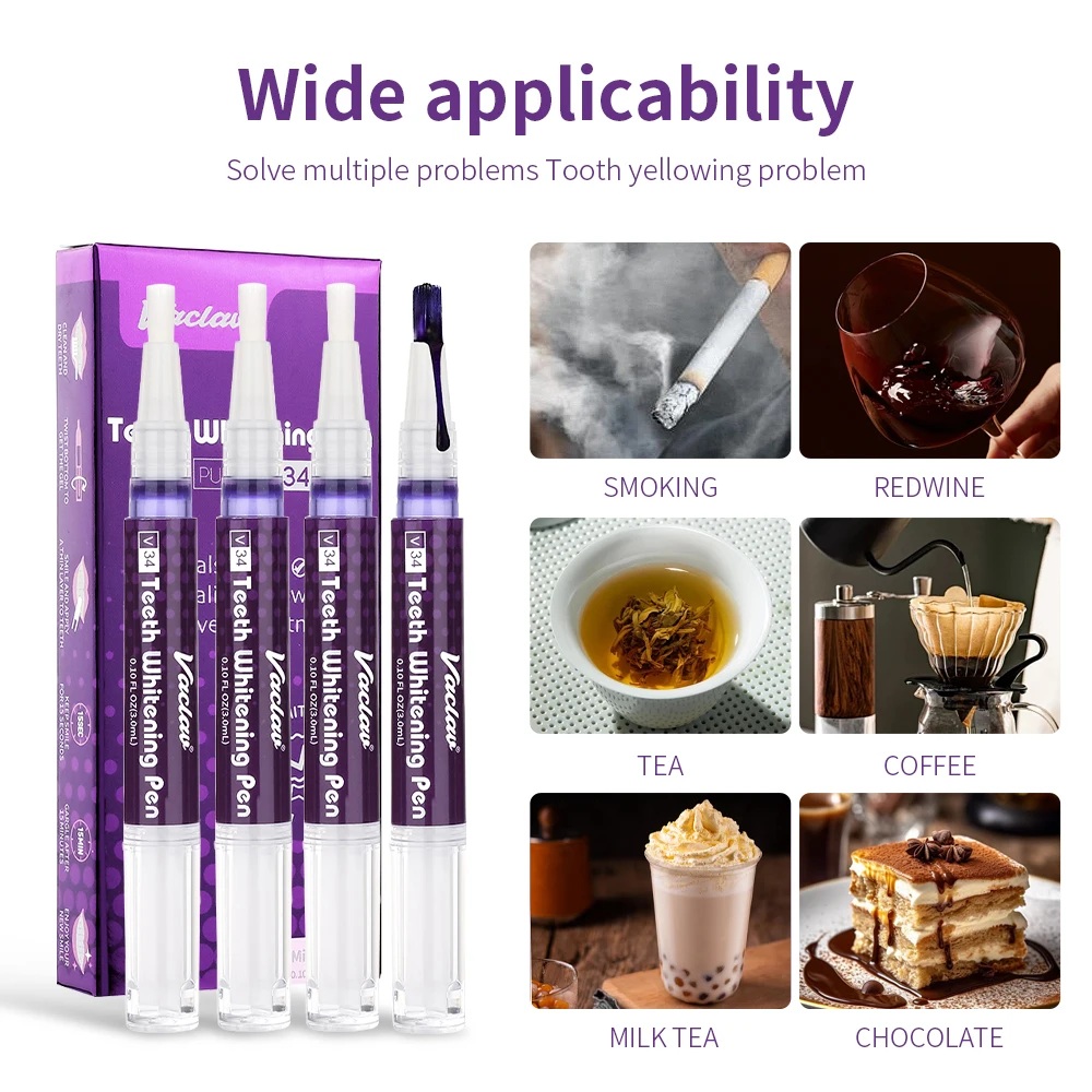 Pena Gel Pemutih Gigi Vaclav V - Teeth Whitening Hismile ulasan dan harga