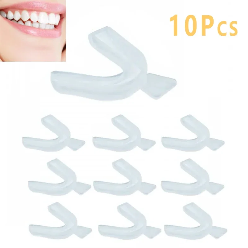 10Pcs Pelindung Mulut Silikon  - Teeth Whitening Tray ulasan dan harga